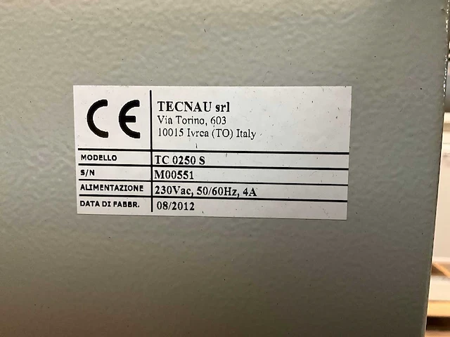 2012 tecnau tc 7013 a s w snijmachine - afbeelding 19 van  26