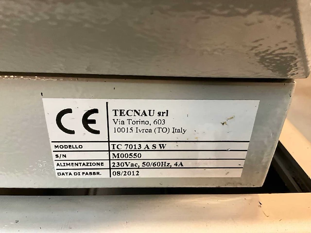 2012 tecnau tc 7013 a s w snijmachine - afbeelding 18 van  26