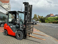 2012 toyota 02-8fdf25 vorkheftruck - afbeelding 11 van  12