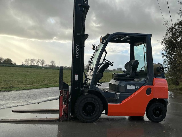 2012 toyota 028fgf25 vorkheftruck - afbeelding 35 van  42