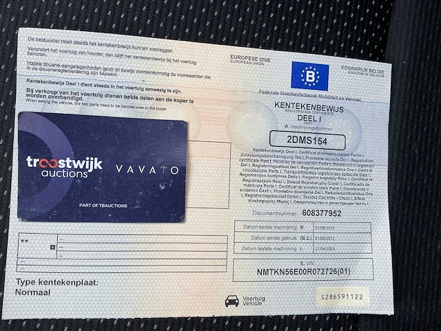 2012 toyota auris personenauto - afbeelding 21 van  31