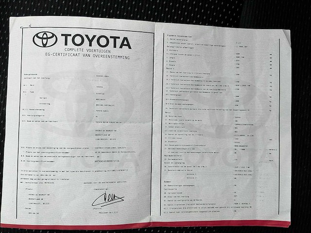 2012 toyota auris personenauto - afbeelding 25 van  31