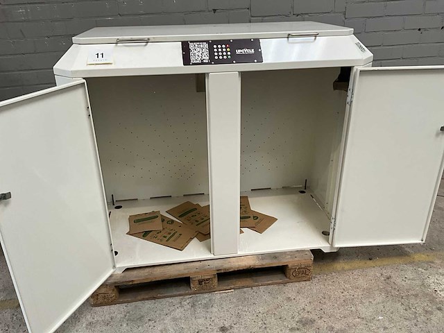 2012 upcycle pav métal compostcontainer - afbeelding 8 van  9