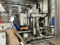 2012 vernet behringer hdx 918 cnc-boormachine + aanvoer rollenbanen / veiligheidshekken + vernet behringer bandzaagmachine hbp410/923 - afbeelding 4 van  15