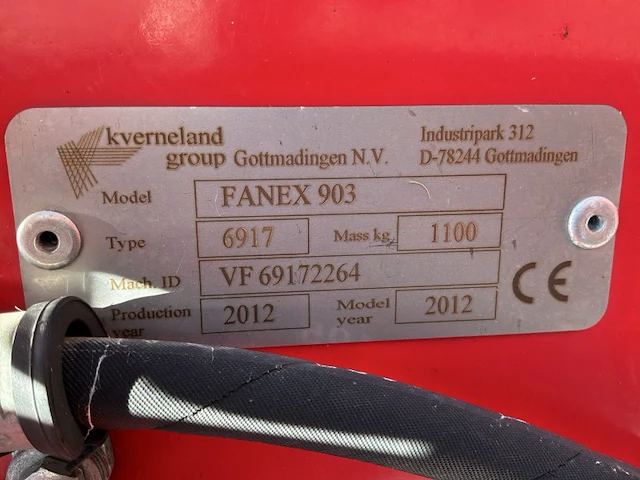 2012 vicon fanex 903 hooischudder - afbeelding 26 van  32