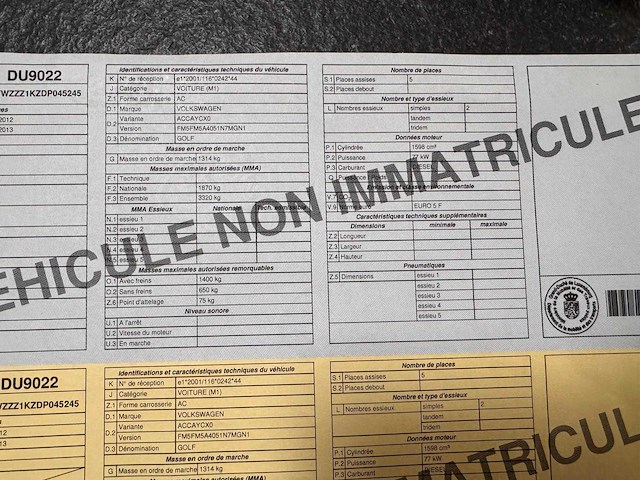 2012 volkswagen golf - afbeelding 26 van  34