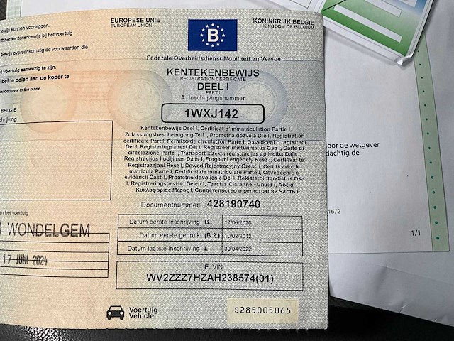 2012 volkswagen transporter - afbeelding 31 van  37