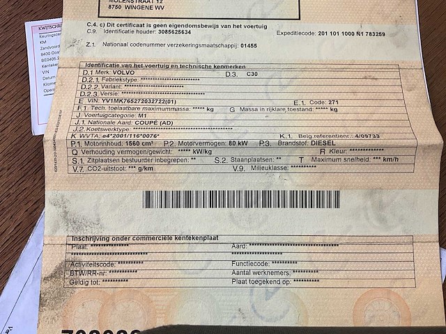 2012 volvo c30 personenauto - afbeelding 13 van  21