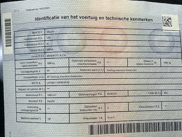 2012 volvo v50 1.6 drive - personenauto - afbeelding 34 van  34