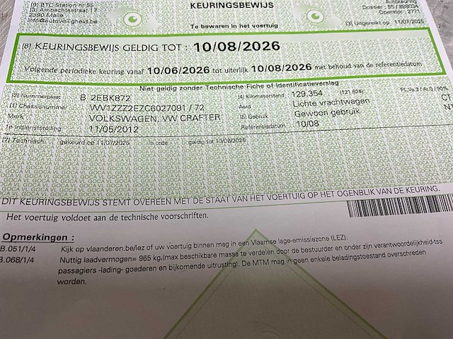 2012 vw crafter - koelwagen (dag&nacht) carrier - afbeelding 35 van  51