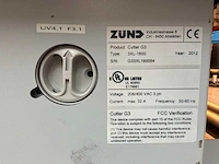 2012 zund cutter g3 snijplotter - afbeelding 2 van  25