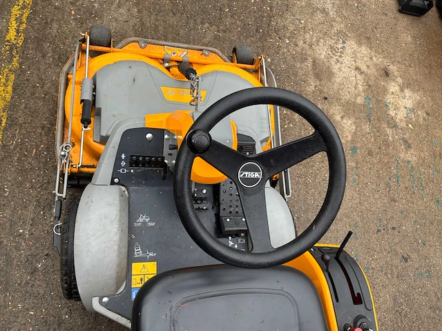 2013 - stiga - park ranger svan - ride on lawn mower - afbeelding 6 van  8