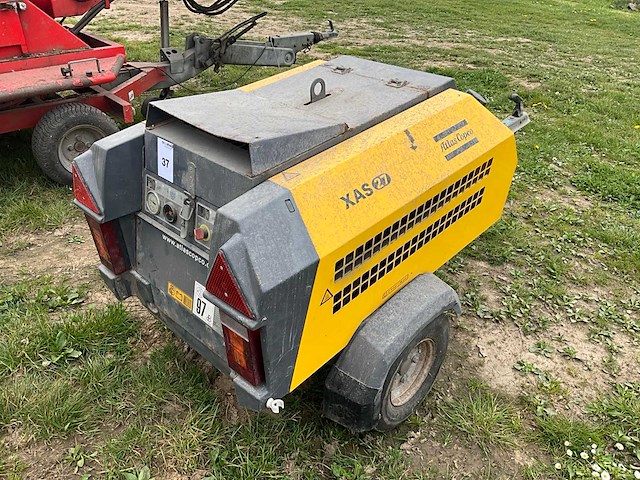 2013 atlas copco xas27 schroefcompressor - afbeelding 5 van  10
