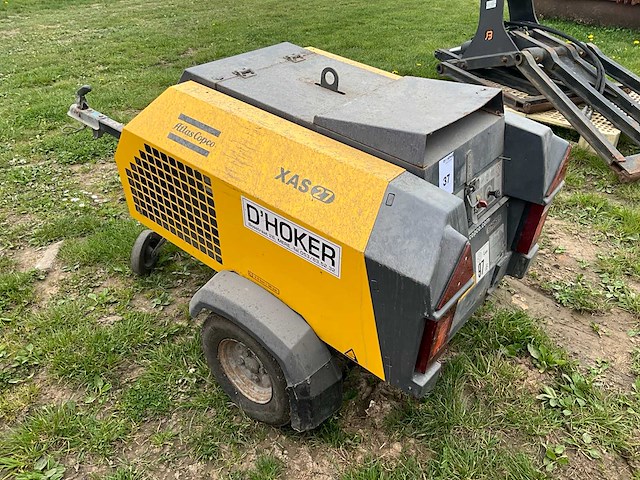 2013 atlas copco xas27 schroefcompressor - afbeelding 7 van  10