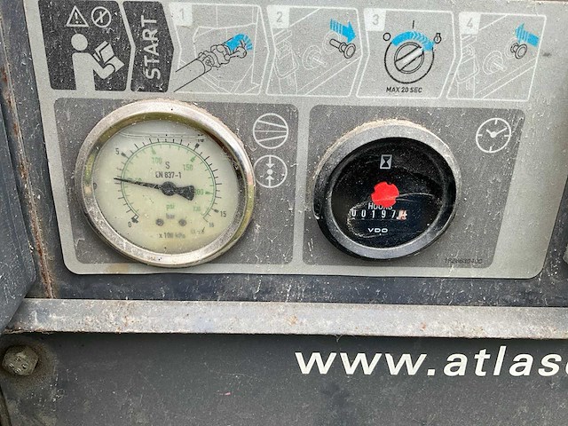 2013 atlas copco xas27 schroefcompressor - afbeelding 8 van  10