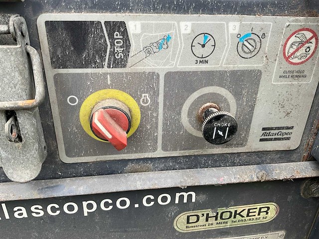 2013 atlas copco xas27 schroefcompressor - afbeelding 9 van  10