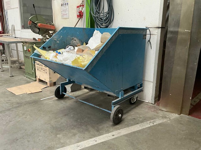 2013 bauer kw1000 verrijdbare afvalcontainer - afbeelding 3 van  4