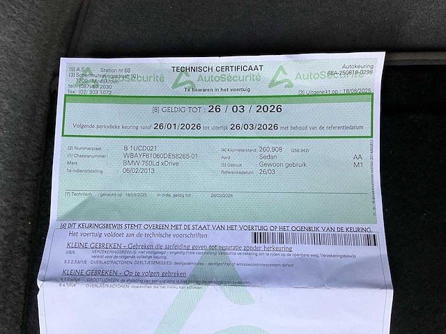 2013 bmw 750ld xdrive personenauto - afbeelding 48 van  53