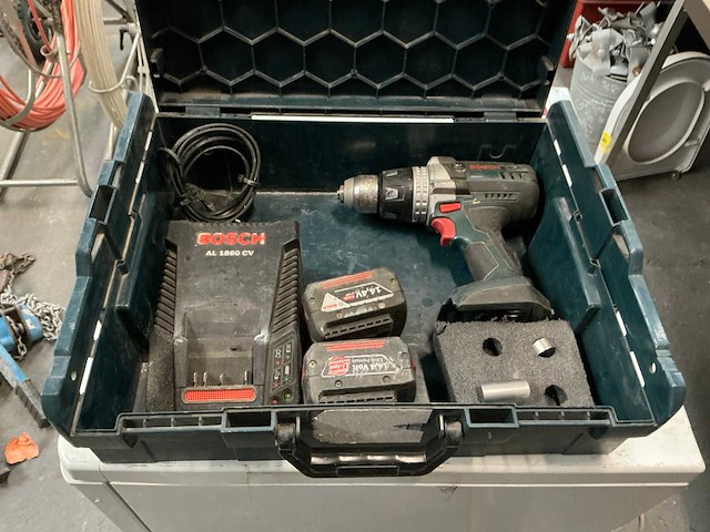 2013 bosch gsr 14,4ve-2li schroefboormachine - afbeelding 1 van  7