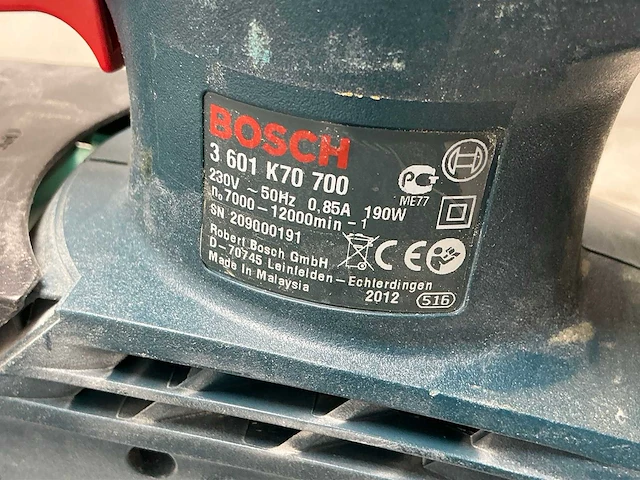 2013 bosch gss 23 ae vlakschuurmachine 230mm - afbeelding 5 van  6