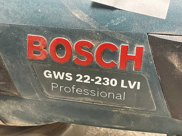 2013 bosch gws 22-230 lvi haakse slijper 230mm - afbeelding 1 van  5