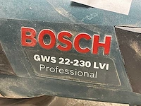 2013 bosch gws 22-230 lvi haakse slijper 230mm - afbeelding 1 van  5