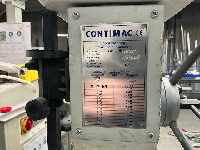2013 contimac sb20f kolomboormachine - afbeelding 5 van  6