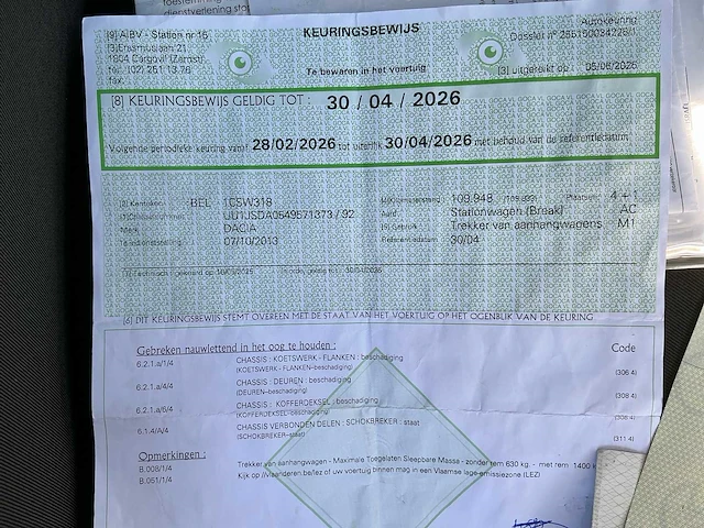 2013 dacia lodgy personenauto - afbeelding 26 van  46