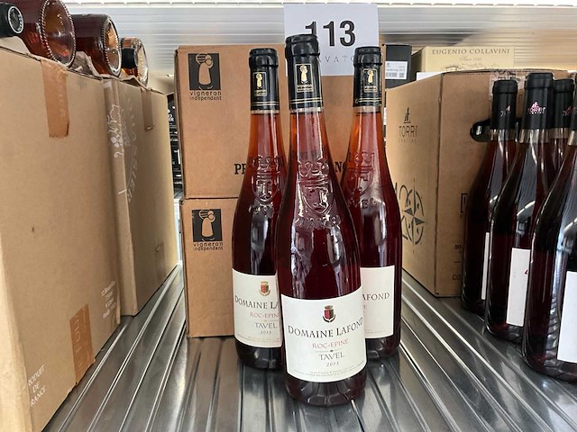 2013 domaine lafond tavel rose wijn (15x) - afbeelding 1 van  4