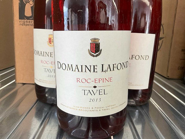 2013 domaine lafond tavel rose wijn (15x) - afbeelding 2 van  4