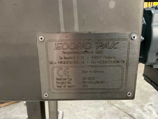 2013 econo pak gkf-kb254 transportband - afbeelding 4 van  12