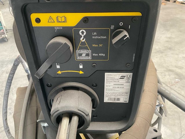 2013 esab mig 4004i pulse mig lasapparaat - afbeelding 9 van  11