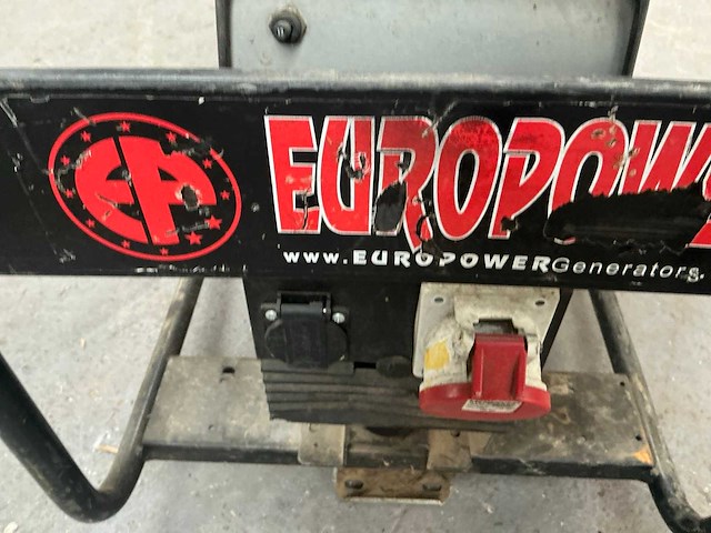 2013 europower ep6000td stroomgenerator - afbeelding 8 van  9
