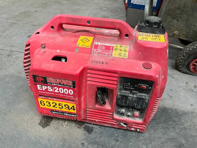 2013 europower epsi2000 stroomgenerator - afbeelding 1 van  6
