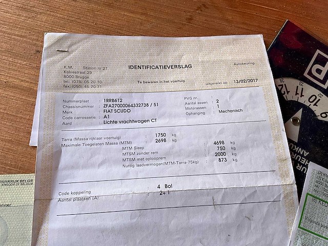 2013 fiat scudo bedrijfswagen - afbeelding 21 van  30