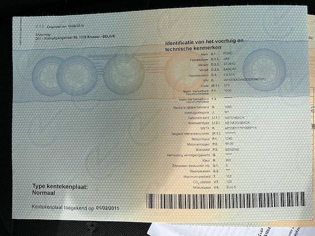 2013 ford fiesta personenauto - afbeelding 14 van  21