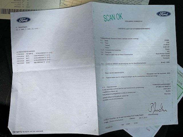 2013 ford fiesta personenauto - afbeelding 15 van  21