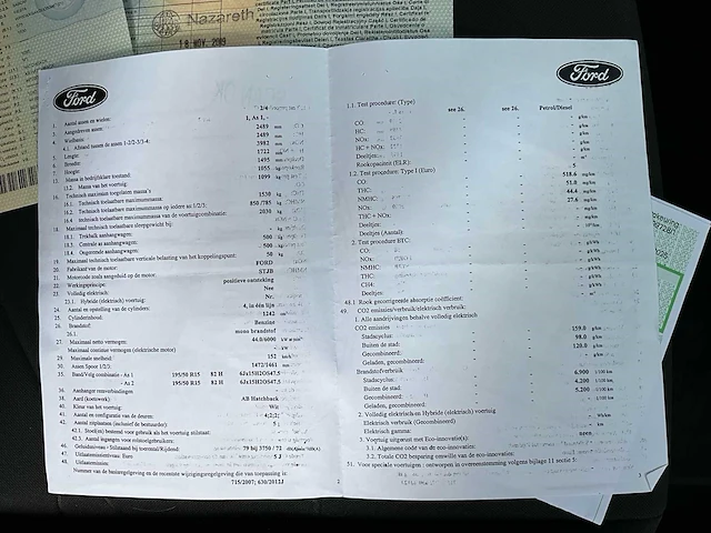 2013 ford fiesta personenauto - afbeelding 21 van  29