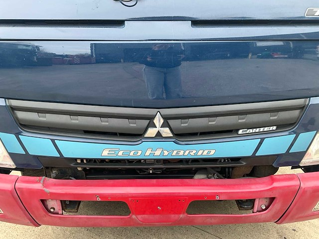 2013 fuso canter - hybride - airco - hydraulische laadklep - automaat - afbeelding 47 van  48