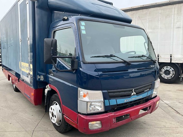 2013 fuso canter - hybride - airco - hydraulische laadklep - automaat - afbeelding 28 van  31