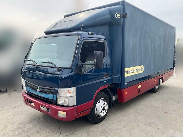 2013 fuso canter - hybride - airco - hydraulische laadklep - automaat - afbeelding 1 van  31