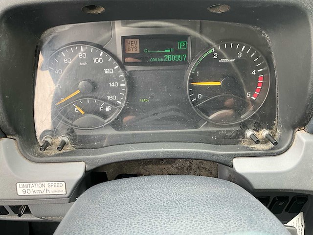 2013 fuso canter - hybride - airco - hydraulische laadklep - automaat - afbeelding 12 van  31