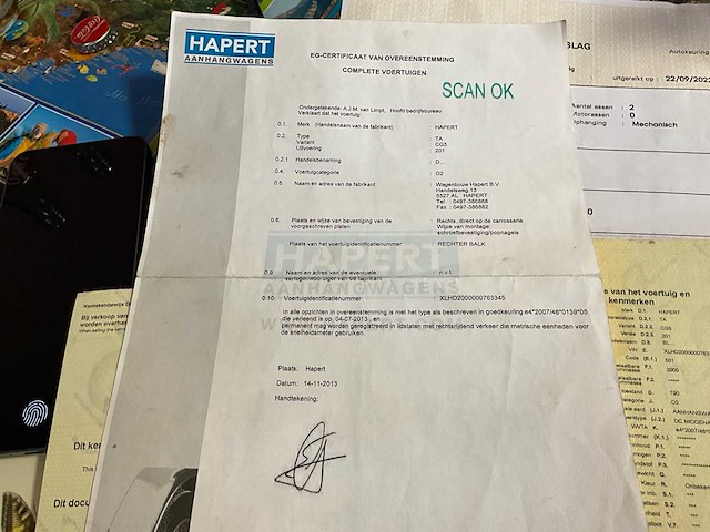 2013 hapert tacg5 aanhangwagen - afbeelding 17 van  25