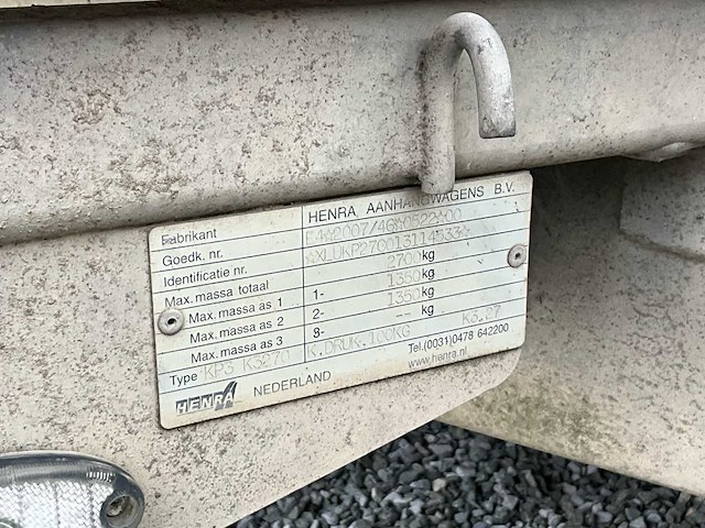 2013 henra kp3 kipaanhangwagen - afbeelding 10 van  43
