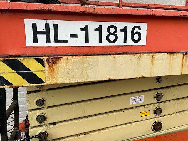 2013 holland lift hl11816 schaarlift hoogwerker - afbeelding 9 van  19