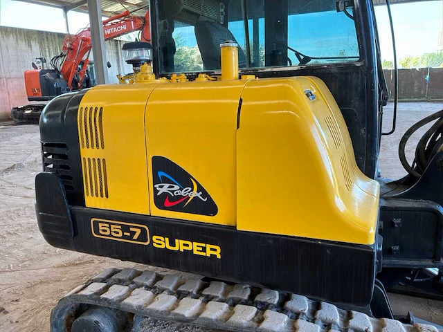 2013 hyundai robex r55-7 rupsgraafmachine - afbeelding 9 van  19