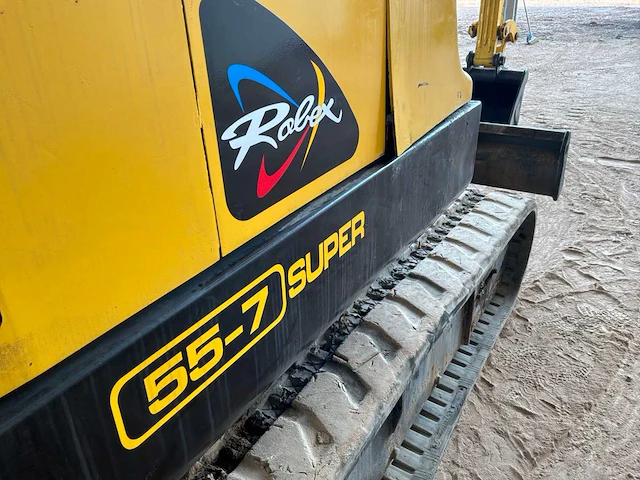 2013 hyundai robex r55-7 rupsgraafmachine - afbeelding 13 van  20