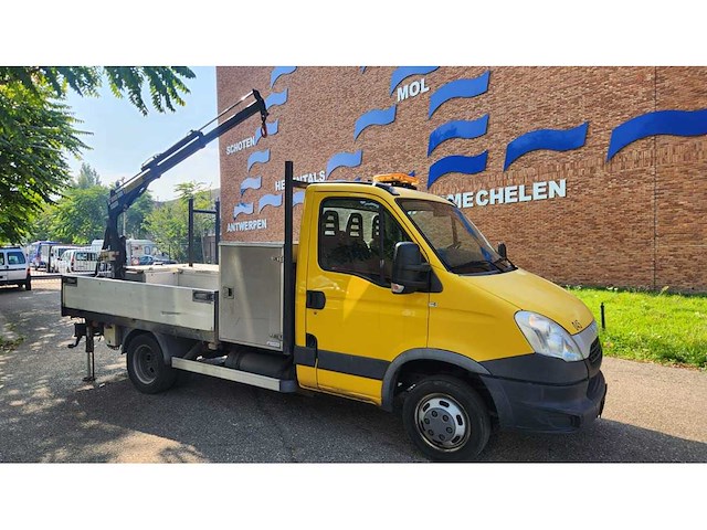 2013 iveco 40c14g 3.0d truck with crane 111.560km - afbeelding 13 van  14