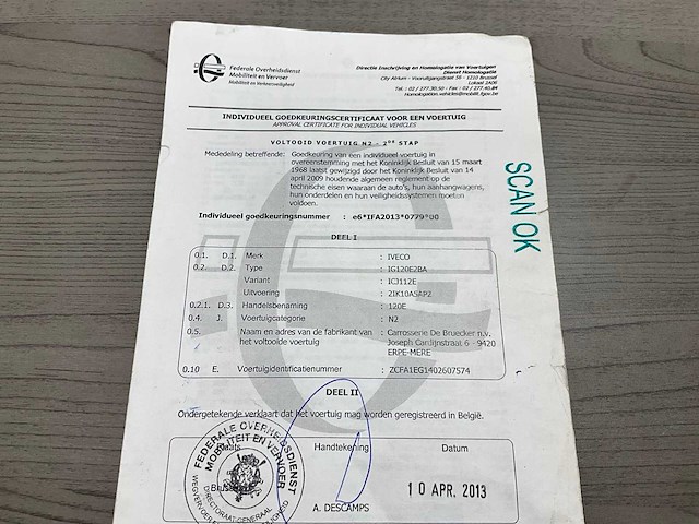 2013 iveco eurocargo koelwagen - hydraulische laadklep - automaat - afbeelding 41 van  48