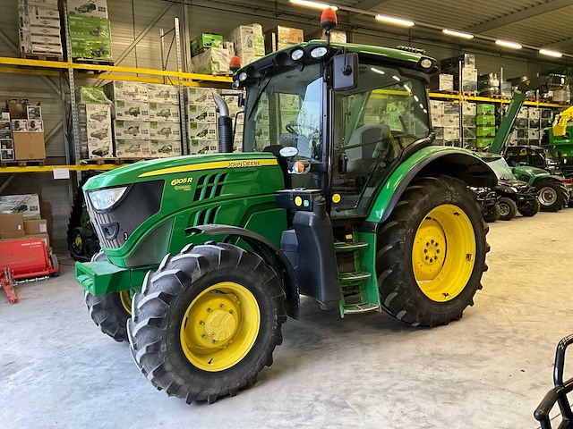 2013 john deere 6105r vierwielaangedreven landbouwtractor - afbeelding 1 van  29